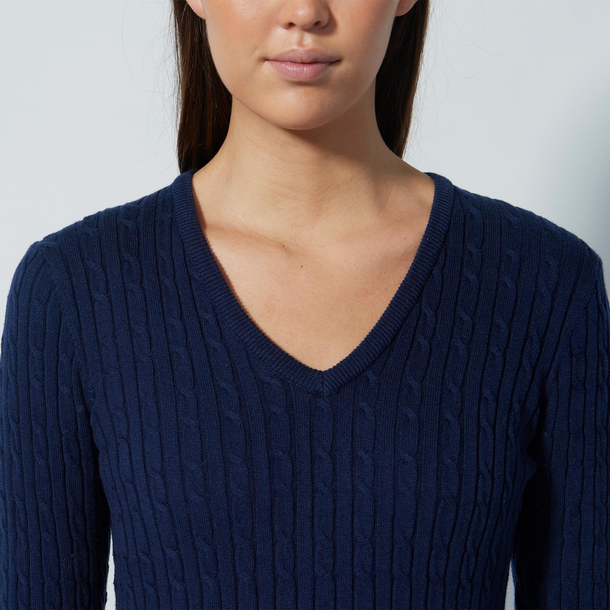 Daily Sports Madelene Knitted Ladies Golf Sweater Navy